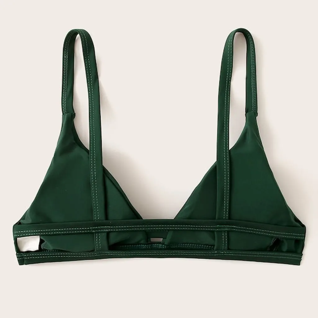 Топ для плавания Женский однотонный | Спорт и развлечения