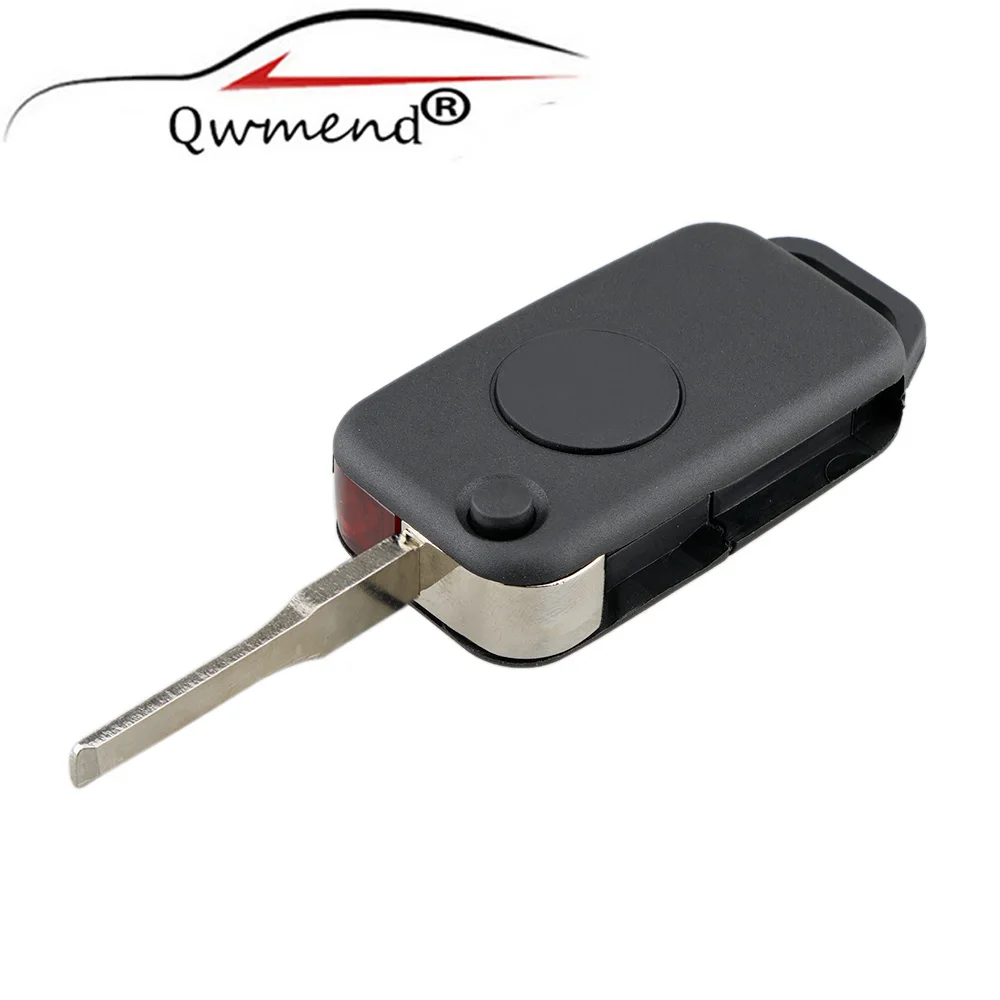 1 кнопочный Складной автомобильный брелок HU64 для Mercedes Benz W168 W124 W202 1984 2004 чехол