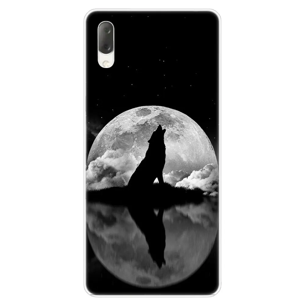 004 Животных "Волк" модная жесткий чехол для Sony Xperia L1 L2 L3 X XA XA1 XA2 XA3 ультра 10 плюс E5 XZ XZ1 XZ2 компактный XZ3 XZ5 2 20 крышка - Цвет: 004