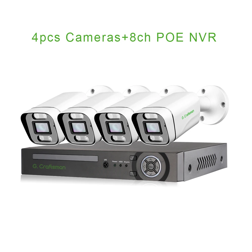 

XMeye 20fps 6MP POE S-ony Sensor Система безопасности лица Комплекты аудио