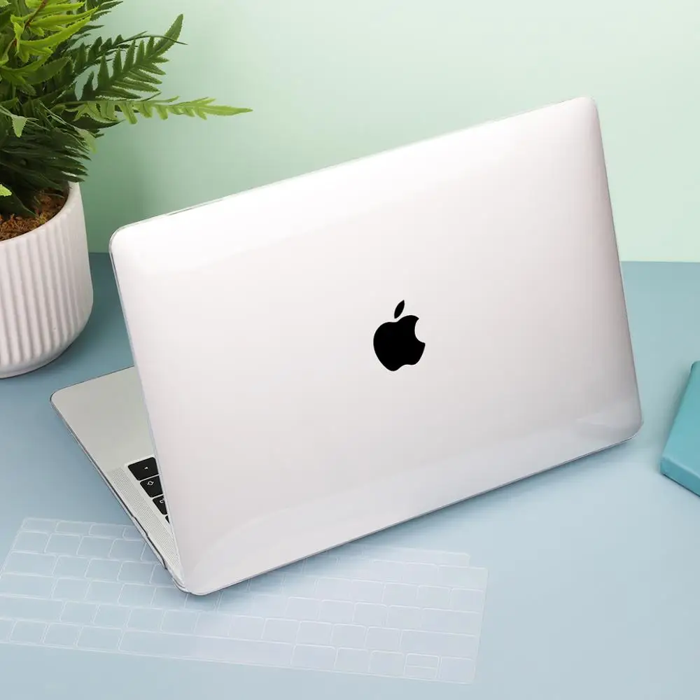 Чехол для MacBook Pro 13 дюймов 2020 A2338 A2289 прозрачный черный пластиковый твердый корпус