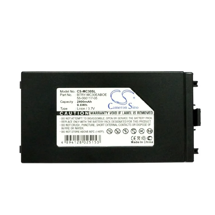 

Аккумулятор Cameron Sino 2600 мАч для Symbol MC30, MC3000, MC3000R, MC3000S,MC3070,MC3090,MC3090G, MC3090R, MC3090S, MC30X0 Laser