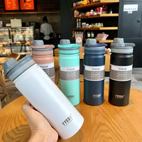 portable thermos bottle stainless steel car vacuum flask insulated tumbler coffee mug warm cold retaining thermosmug 530750ml