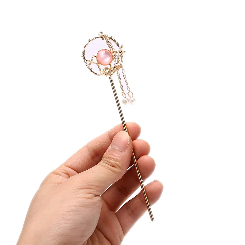 

1X Fashion Metal Hair Sticks Chinese Style Women Hair Pin Hairpins Headwear Gift