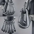 1 шт., яркий карабин для кемпинга