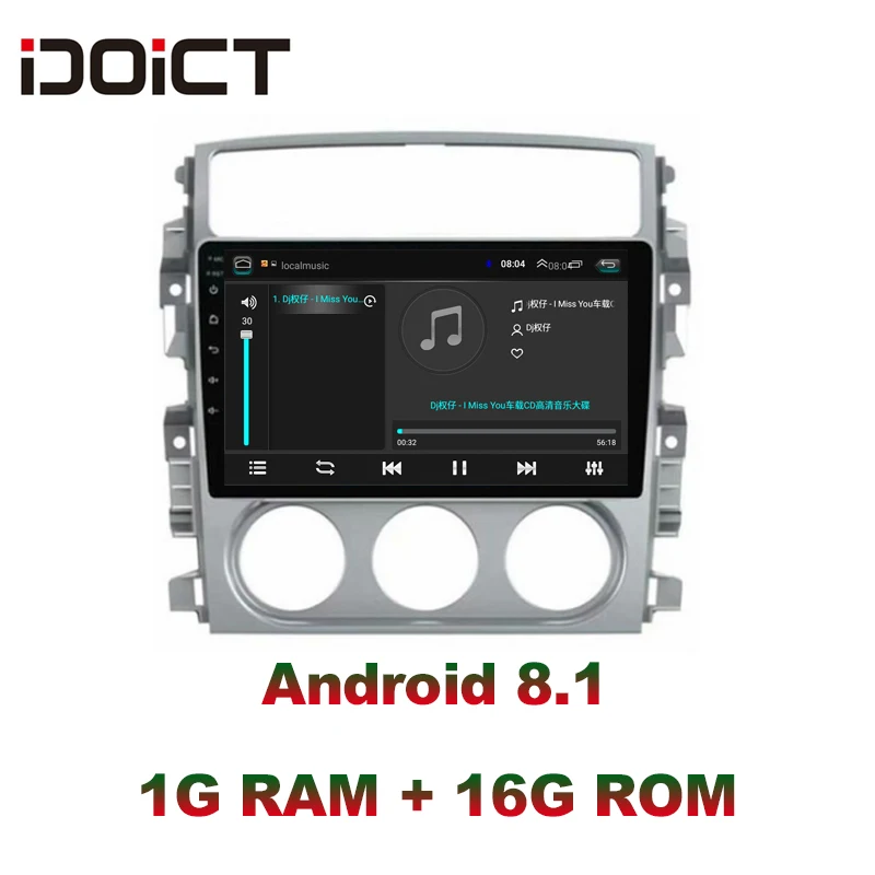 Автомобильный DVD плеер IDOICT Android 8 1 GPS навигация мультимедиа для Suzuki Liana radio 2007 2013