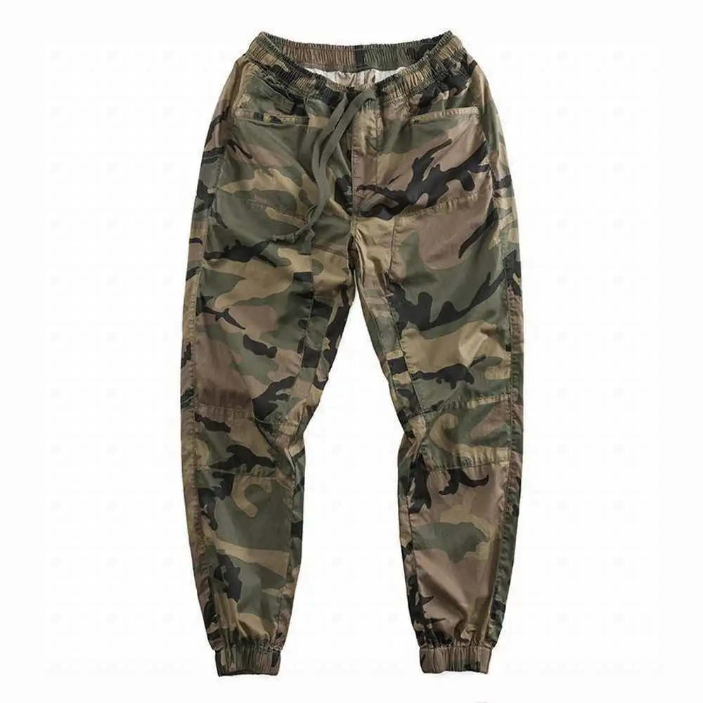 

Spring Autumn Men Camouflage Jogger Cargo Pants Loose Baggy Army Style Streetwear Military Pantalon Tactico Man Cotton Trousers