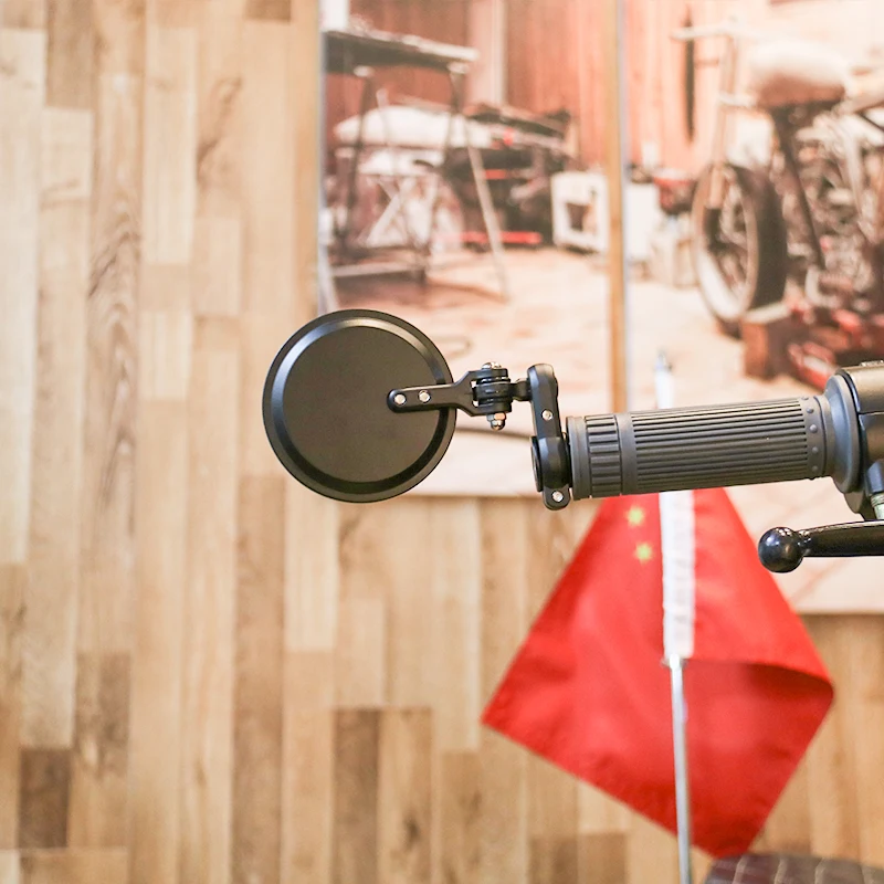 

2x 7/8" 22mm Handle Bar End Motorcycle Aluminum Side Rearview Mirrors Universal Foldable Mirror For Honda Yamaha Suzuki Kawasaki