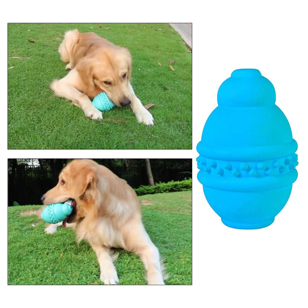 

Cute Dogs Chew Toy Rubber Bite Resistant Molar Teeth Cleaning Pet Supply