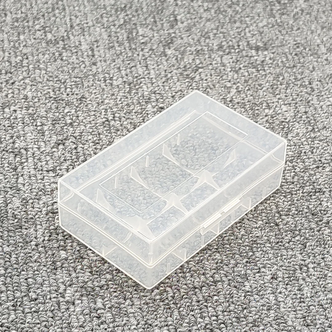 2*21700 Battery Storage Box 21700 Holder Case Plastic Transparent |