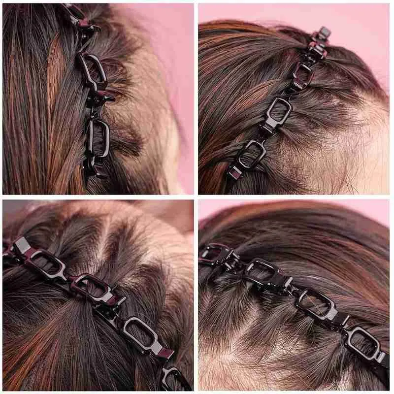 

1pc Double Bangs Hairstyle Hairpin Clip Hair Clip Barrette Double Bangs Hairstyle Hairpin Hairdressing Hairpin Easy to Use