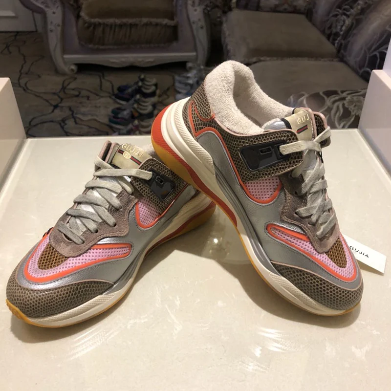 

2020 new sport shoes for lovers women's casual flat shoes top edition fashion cowhide leather shoes for men