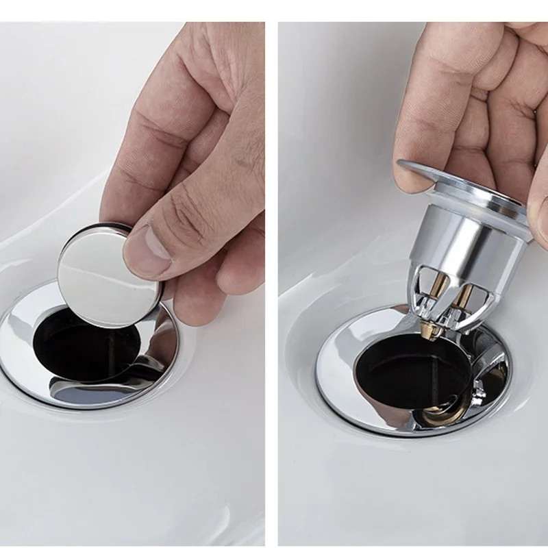 Универсальный медный выдвижной фильтр для слива раковины уловитель волос