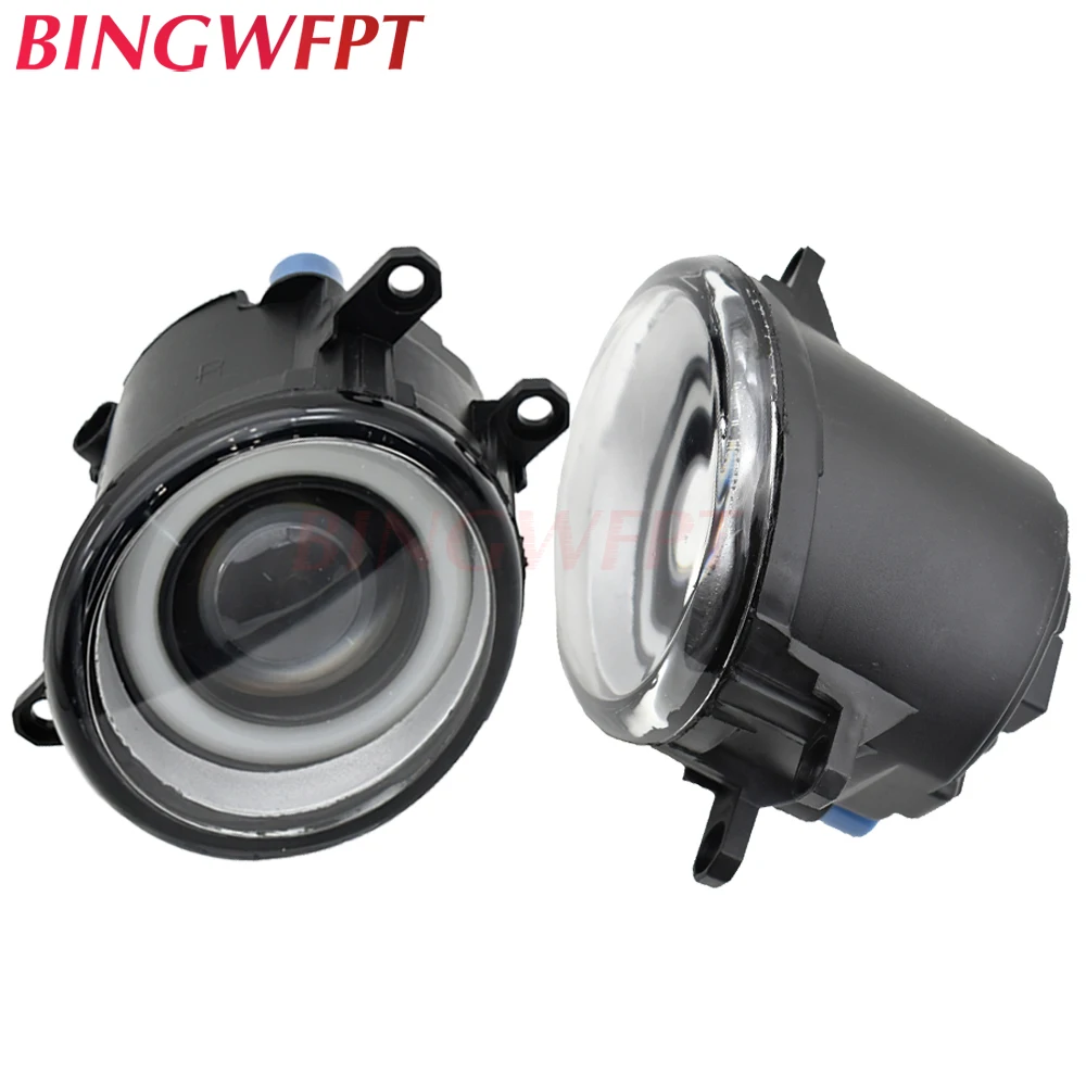 Светодиодные противотуманные фары 2 шт. + Противотуманные Angel eye в сборе для Toyota Yaris