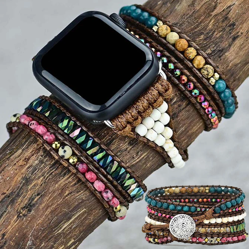 

Ремешок для Apple Watch, 40 мм, 40 мм, в стиле бохо
