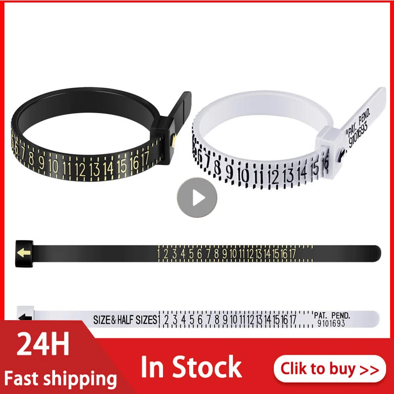 

Ring Ruler Measurer Finger Coil Ring Sizing Tool UK Size US Size Measurements Ring Sizer Accessory Insert Guard Tightener Tools