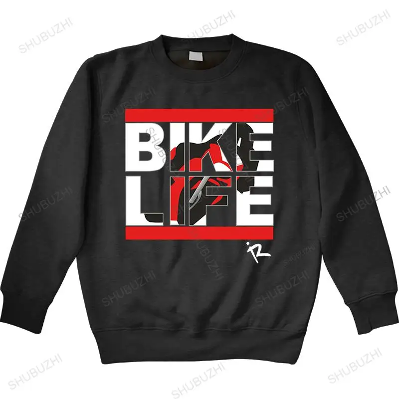

thin style sweatshirt men streetwear barnd hoody Bike Life Bold Biking swea unisex thin style long sleeve cotton vintage hoodies