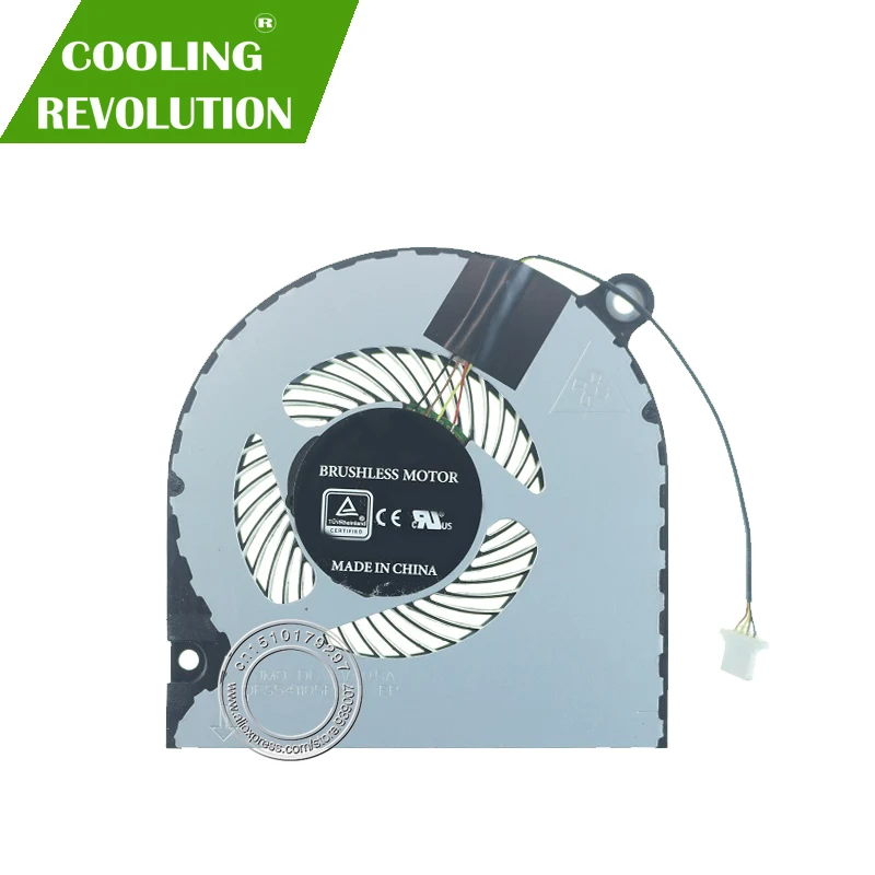 Вентилятор охлаждения процессора ноутбука DFS541105FC0T DC05V 4Pin для ACER N19H2|Кулеры и