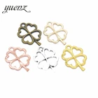 Подвеска YuenZ, 6 цветов, 20 шт., подвески серебряного цвета г., 24 х17 мм, Q402