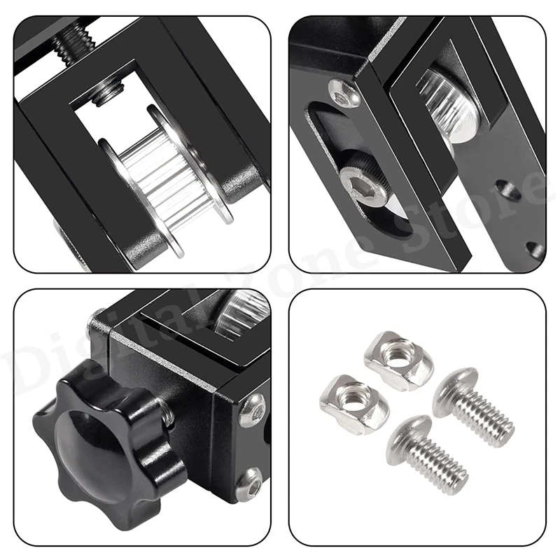 Обновленный 2020 профиль X-axis синхронный ремень растягивающийся Натяжитель для Ender
