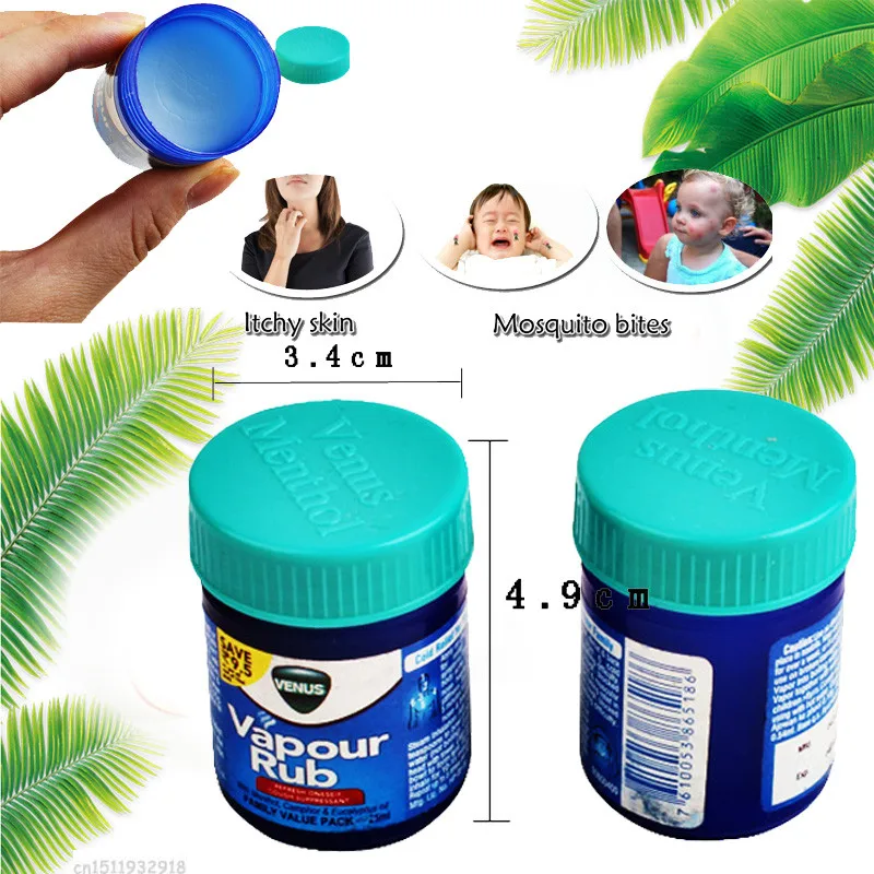 

Vapour Rub White Cooling Balm Ointment For Anti Mosquito Headache Toothache Stomachache Dizziness Essential Balm Oil Tiger Balm