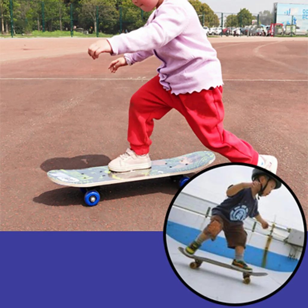 

Sport Complete Skateboard High Quality Cute Party Favor Kids children Board Skate 17 Inch Gifts for Skateboarder Child Toys