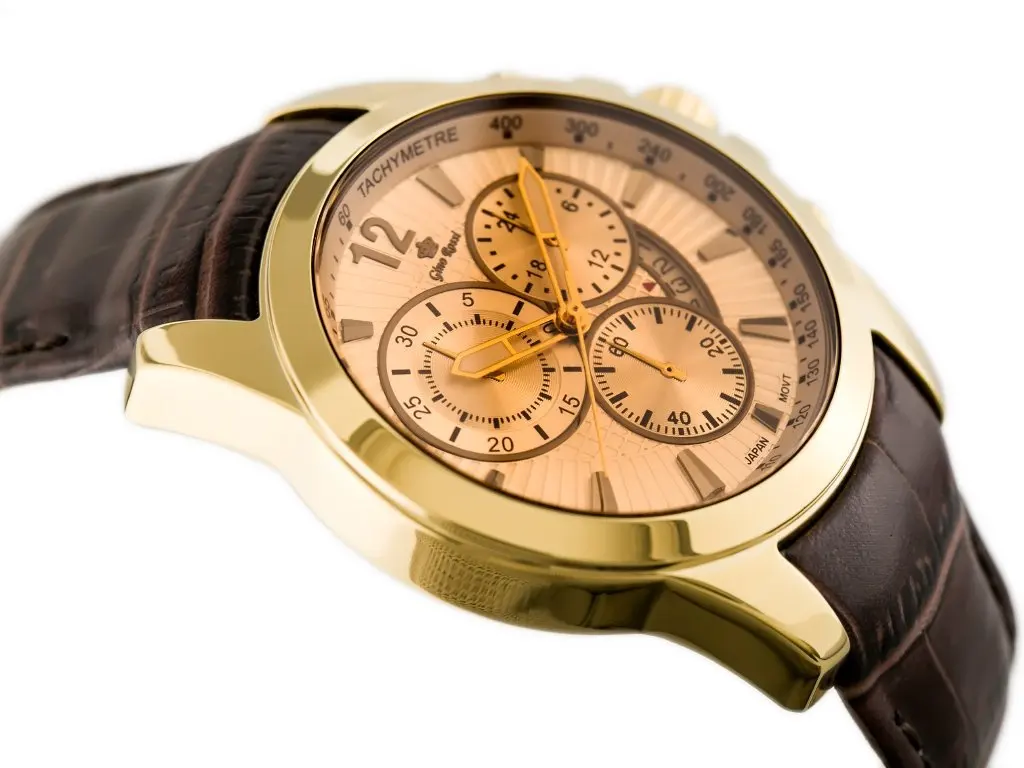 Мужские наручные часы модели 8016A GINO ROSSI коричневые Металлические Механические