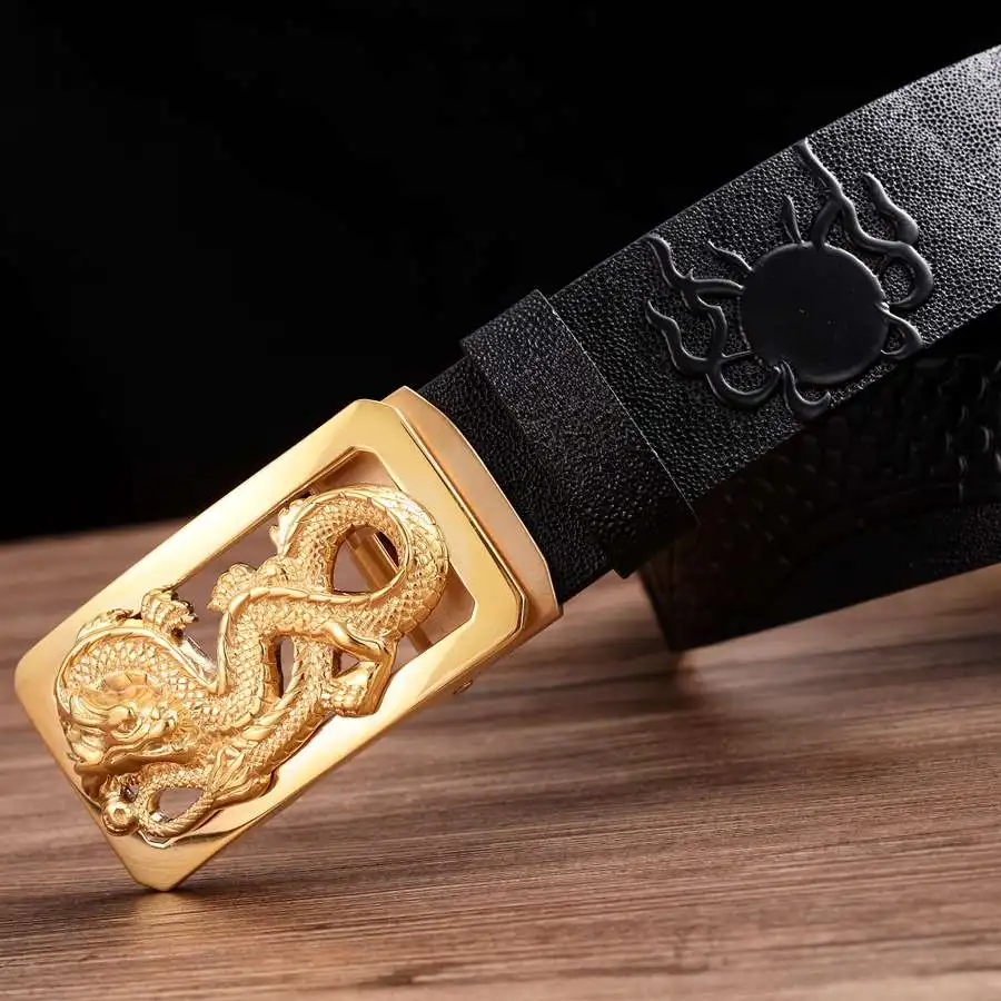 Ремень С Храповым Механизмом мужской пояс из натуральной кожи с автоматической