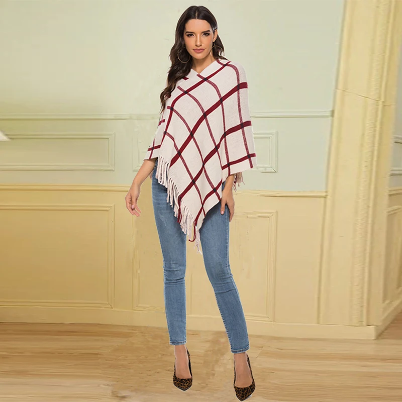 Новинка 2019 мусульманский вязаный свитер с бахромой накидка топ Бангладеш одежда