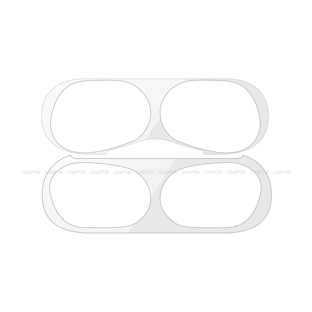 Sliver Металлическая защита от пыли для Airpods Pro, наклейка, аксессуары для кожи Apple, чехол для зарядки, защитная коробка для Airpods 3 Airpods Pro, защита от пыли - Цвет: Sliver