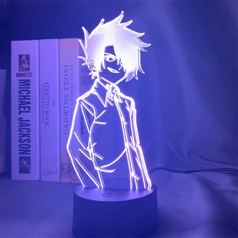 

Anime Lamp The Promised Neverland Ray Action Figure 3D Table Night Light for Birthday Gift Nightlight Bedside Atmosphere Lamp