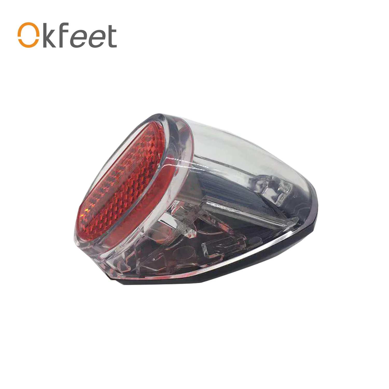 Okfeet MTB Mountaion Bicycle Bike Rear Tail Induction Light Natural Sunlight with Solar Energy Inside Battery | Спорт и развлечения