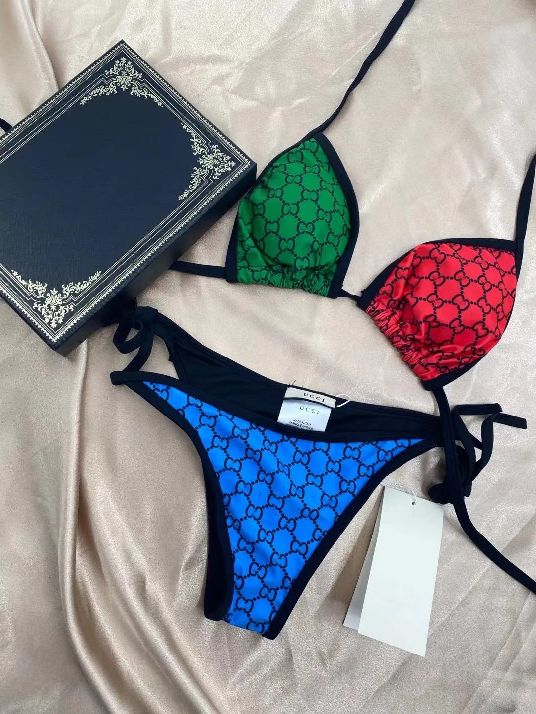 

2021 Luxury New Bikini Women's Sexy Swimsuit Beach Wear Size S M L XL