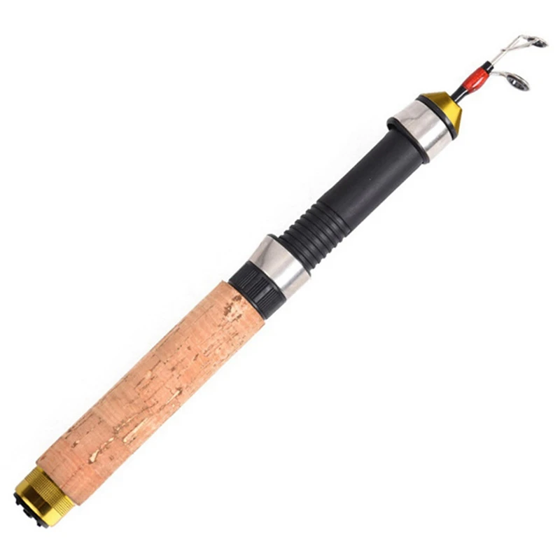 

Retractable Fishing Rods Pocket Short Ice Fishing Rod 60cm Straight Handle Fishing Rod Winter Fishing Supplies