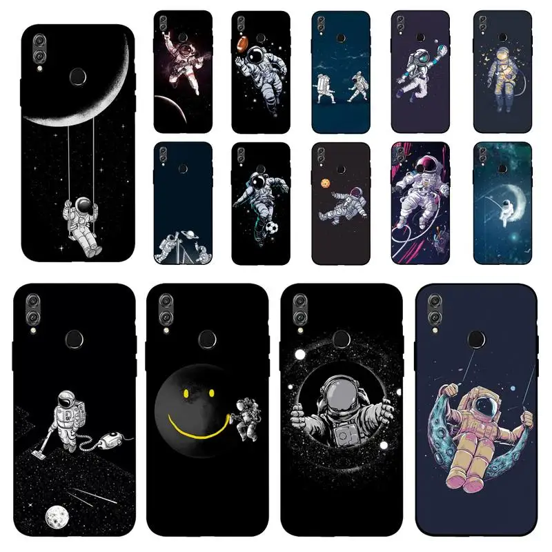 

MaiYaCa Cute Cartoon Astronaut Star Space Funny Phone Case for Huawei Honor 10 i 8X C 5A 20 9 10 30 lite pro Voew 10 20 V30