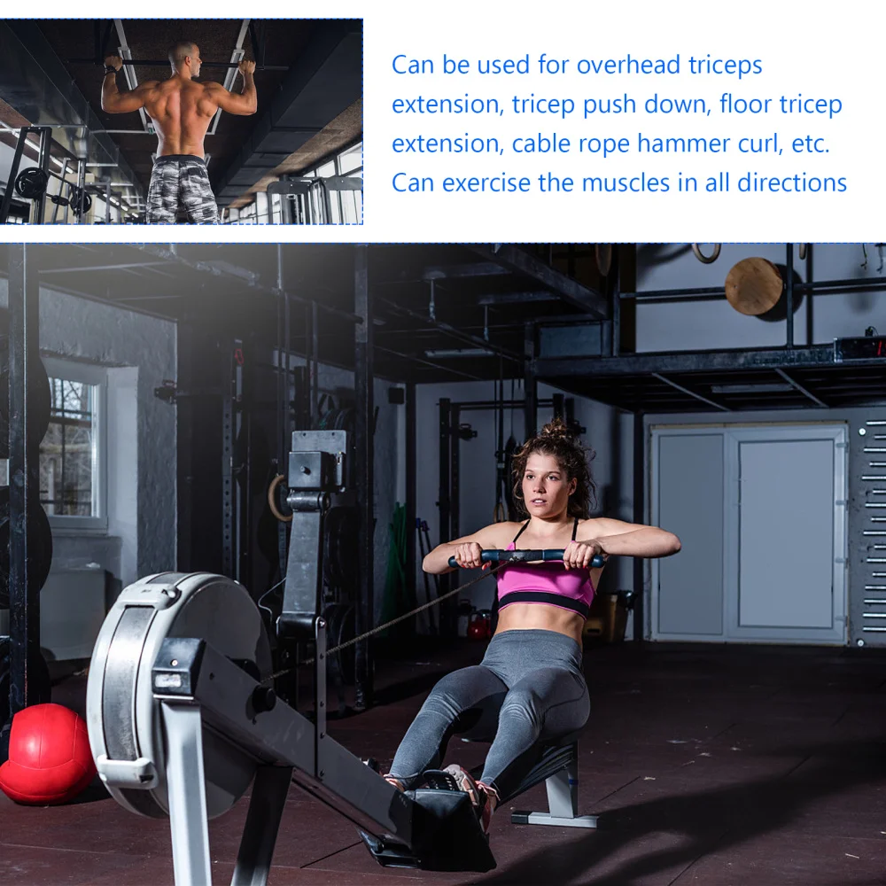

1 Set Tricep Trainer Arm Strength Training Exerciser Pulley Cable System