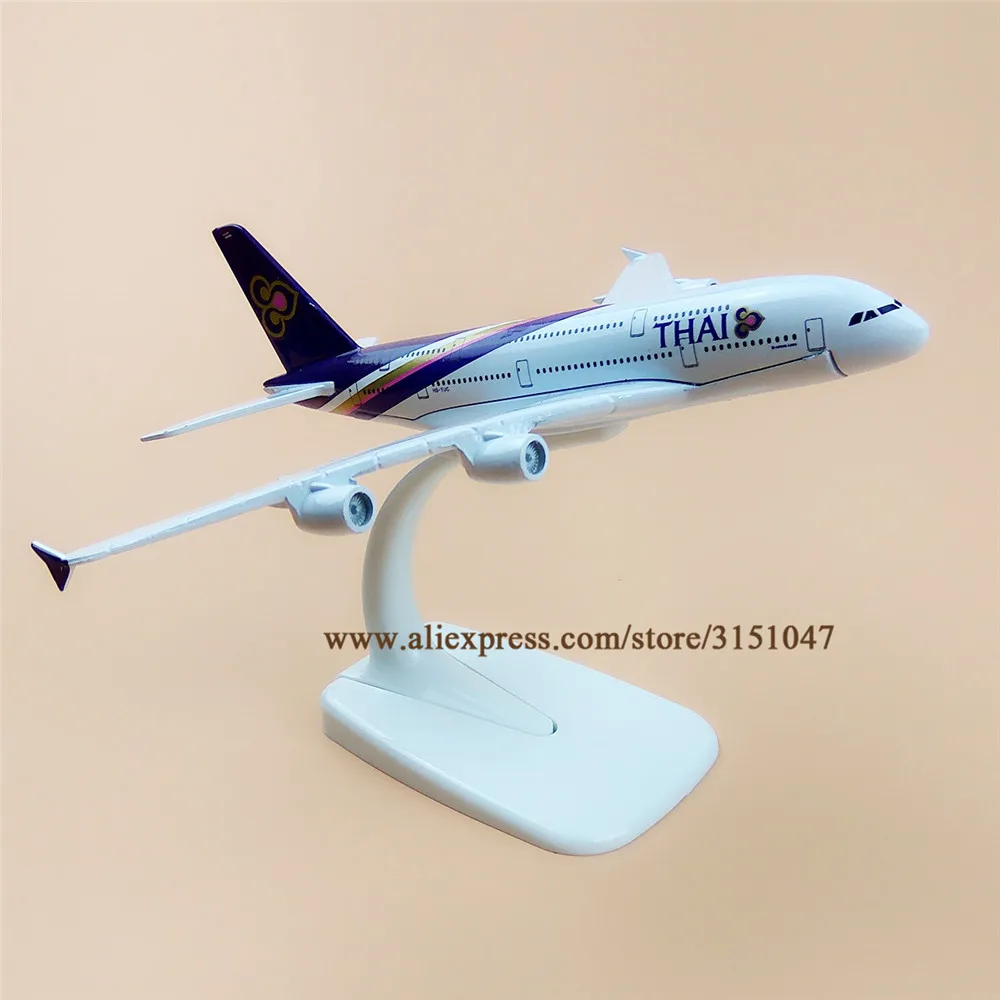 Модель самолета Air Thailand 380 A380 Airlines модель из металлического сплава литья под