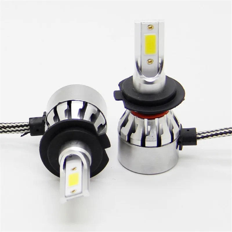 50 комплектов DHL FEDEX доставка H7 LED H4 H11 H8 36 Вт автомобильная светодиодная фара H1 H3 9005