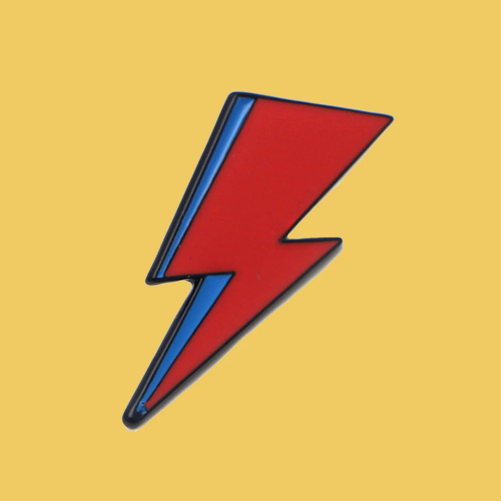 Эмалированная булавка для лацканов в стиле O149 значок с молнией и болтом Аладдина