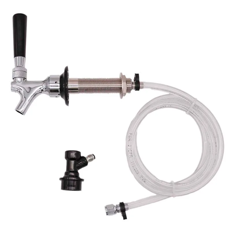 DIY Kegerator ONE Faucet Kit Door Mount Ball Lock US 5ft Beer Line Homebrew | Дом и сад