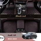 Автомобильные коврики для Audi A3 2018, 2017, 2016, 2015, 2014, 2013, автомобильные коврики, стильные аксессуары, защита от грязи