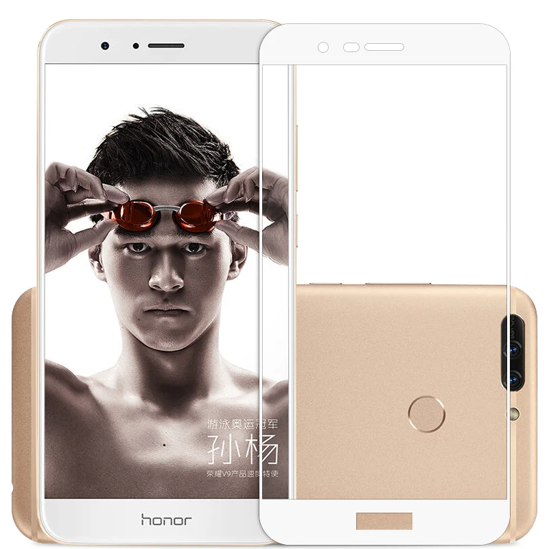 MAKAVO полное покрытие закаленное стекло защита экрана армированная пленка для Huawei