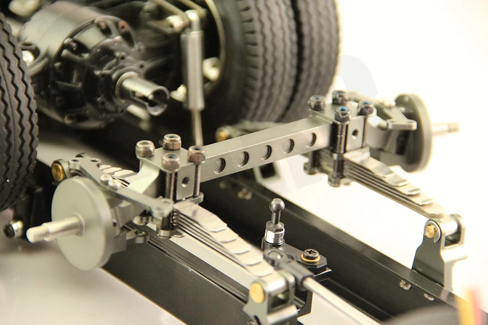 ЧПУ Алюминиевый сплав Unpower передняя ось для Tamiya 1/14 RC грузовик автомобиль самосвал