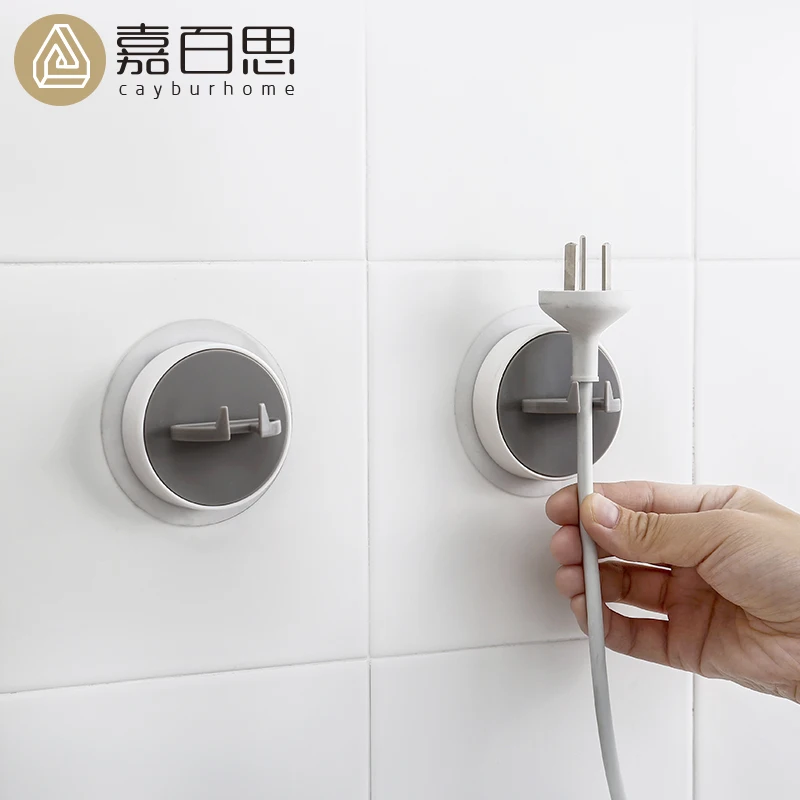 Крючок вешалка на клейкой основе с креплением розетку|Крючки и направляющие| |