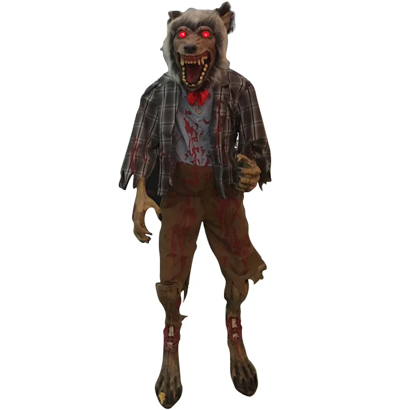 

KTV Bar Halloween Props Horror Decoration Supplies Haunted House Dress-up Decorations Electric Werewolf Zombie