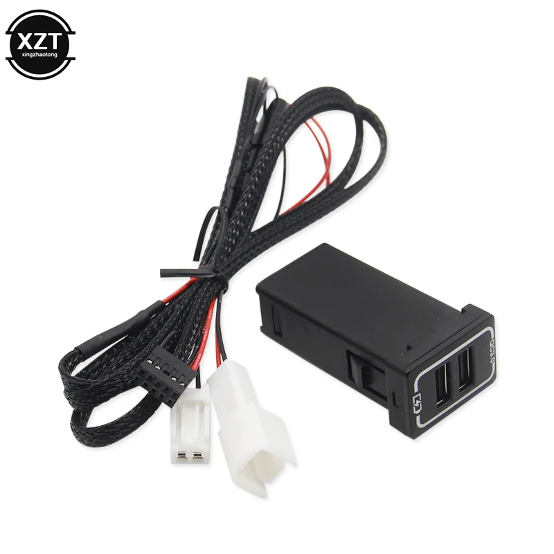QC3.0 Quickcharge автомобильное зарядное устройство двойной USB телефон PDA адаптер DVR Plug &