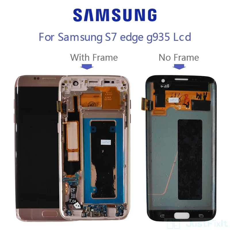 Дисплей с тачскрином Samsung для Galaxy S7 Edge AMOLED | Мобильные телефоны и аксессуары