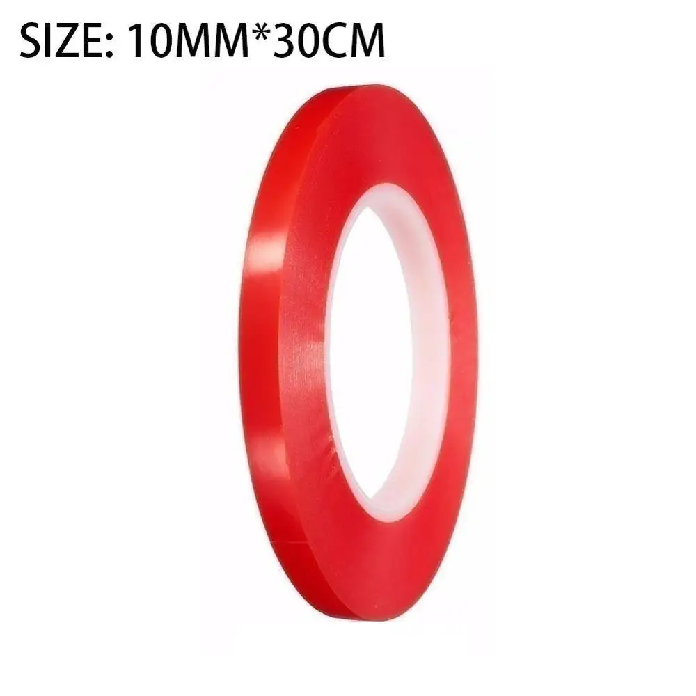 Красная прозрачная силиконовая Двухсторонняя клейкая лента стикер для