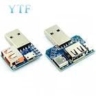 Новый USB адаптер плата папа к женскому micro Type-C 4P 2,54 мм встроенный USB4