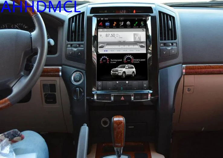 Мультимедийный плеер в стиле Тесла автомобильный стерео проигрыватель на Android с